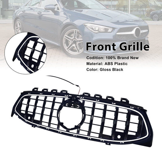 Griglia paraurti anteriore nera per Mercedes Classe CLA W118 C118 GT 2020-2024