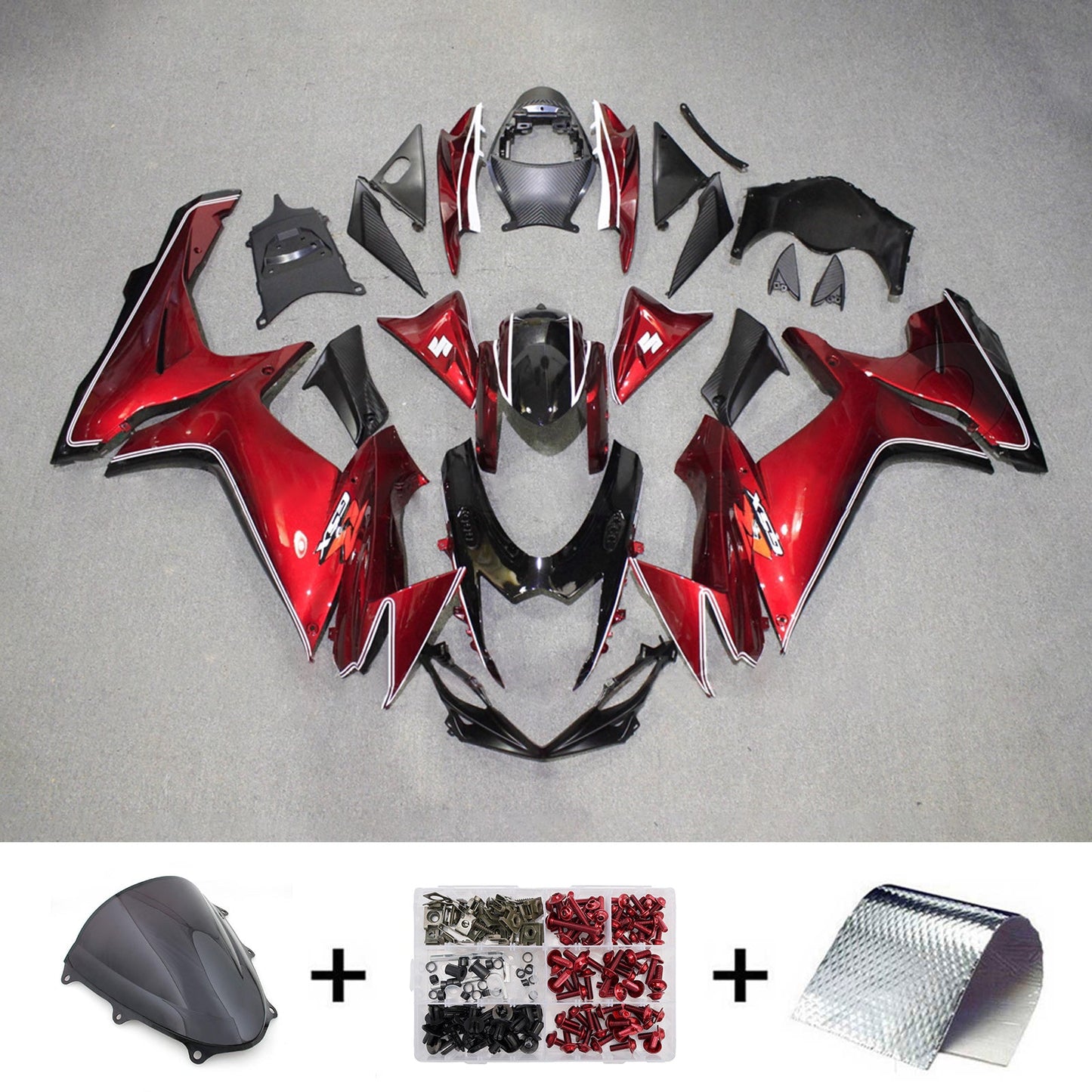 Kit carenatura iniezione plastica ABS per Suzuki GSXR 600/750 2011-2026 K11