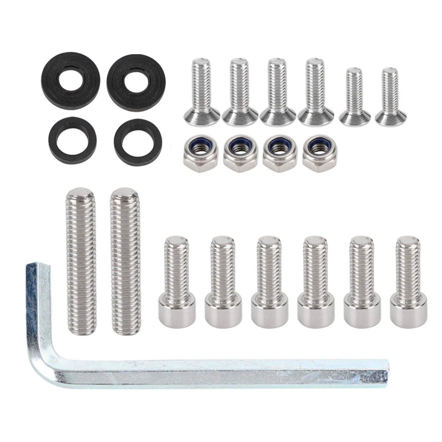 Lente bianca coppia Wing Fin Spoiler Specchietti retrovisori laterali per Yamaha YZF-R1M 2015-2019