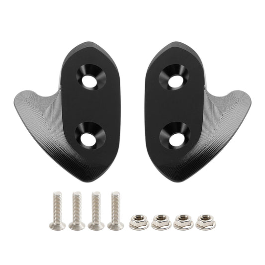 Piastre di blocco specchio in alluminio CNC per Yamaha R1 / R1M / R1S 2015-2019
