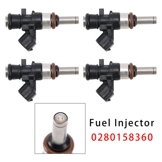 4 pezzi iniettori carburante per VW Golf GTI R Audi A3 S3 2.0 CJX CHH 0280158360