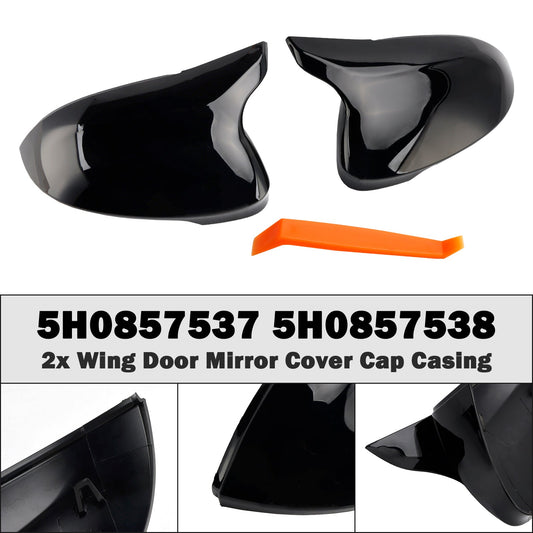 2x Calotte di copertura per specchietti retrovisori esterni per VW Golf MK8 2020+ 5H0857537 5H0857538