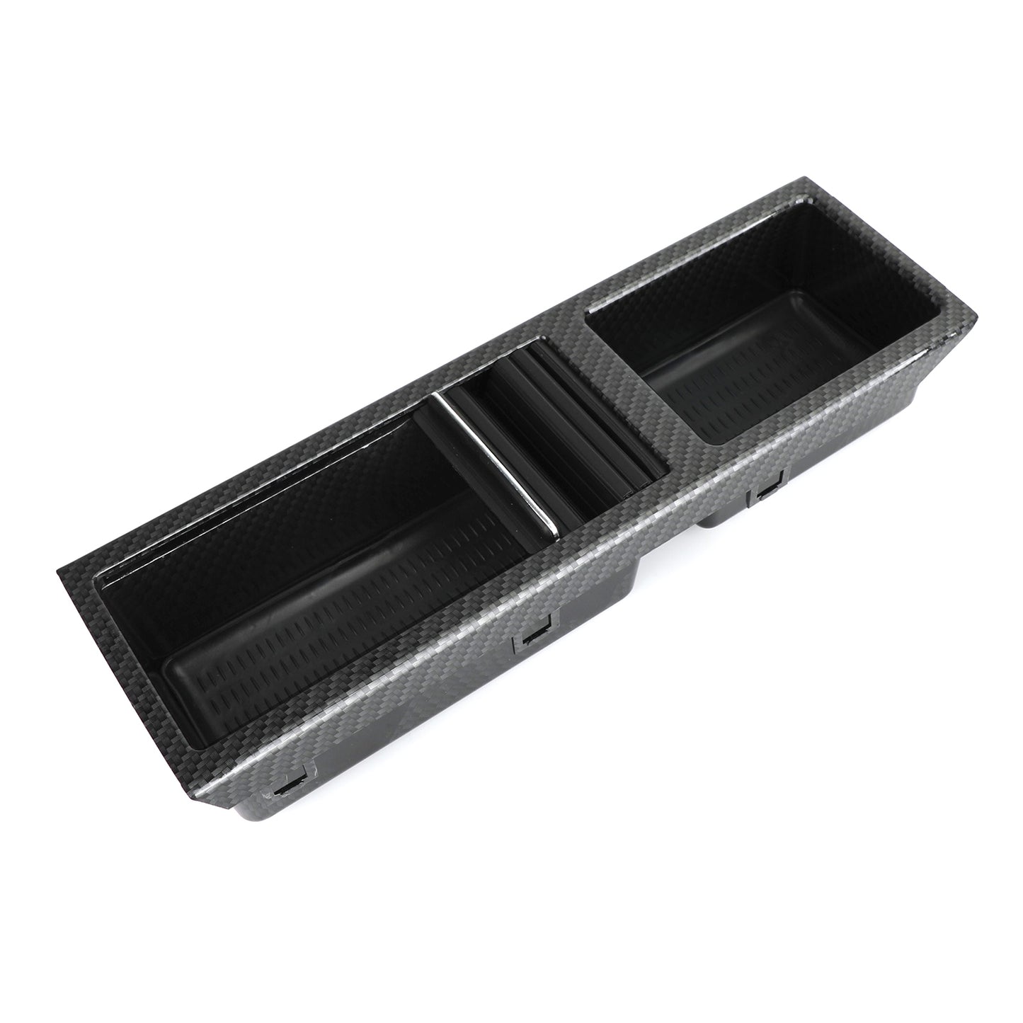 1998-2007 BMW E46 Serie 3 Portacoppa di stoccaggio della console centrale anteriore in carbonio