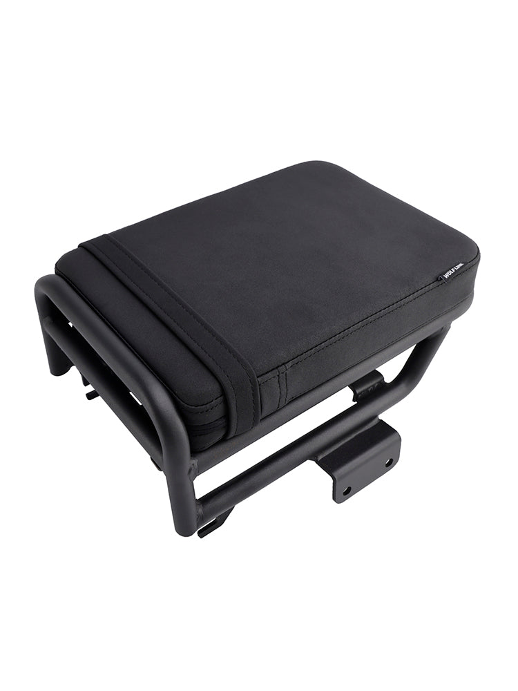Cuscino passeggero posteriore per HONDA CT125 huntercub 125 2020-2023, piatto, in poliuretano, nero