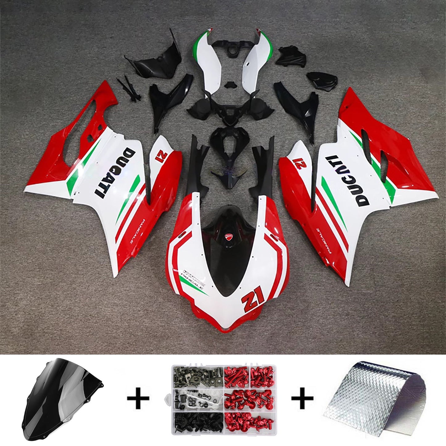Kit carenatura iniezione Ducati 1299 2015-2020 Carrozzeria plastica ABS