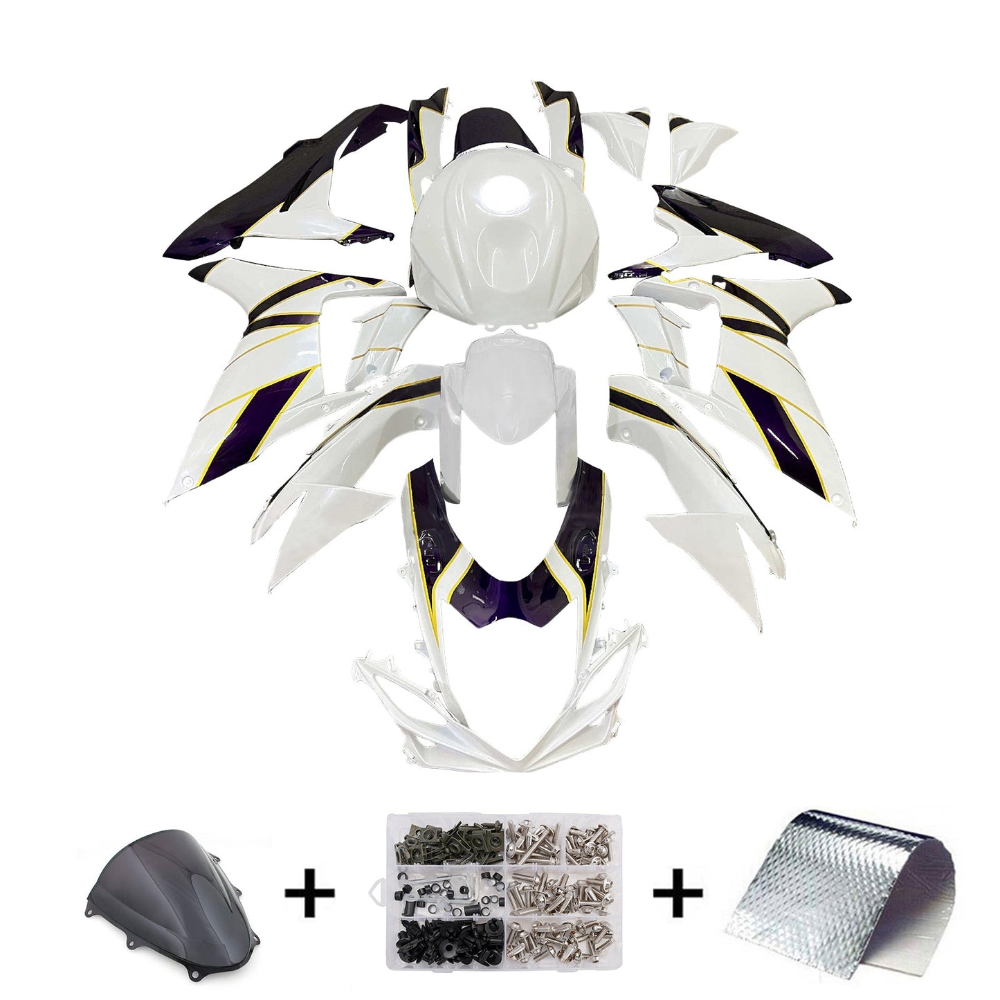 Kit carenatura iniezione plastica ABS per Suzuki GSXR 600/750 2011-2025 K11