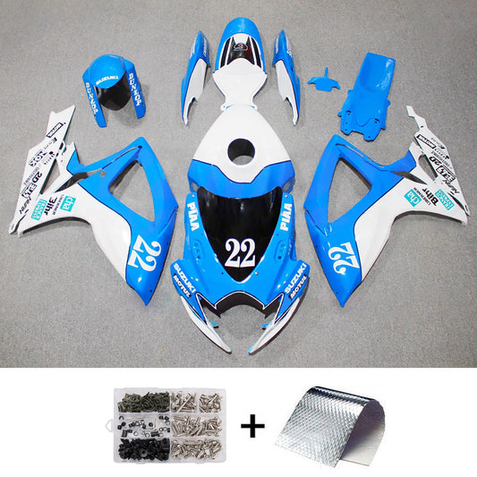 Kit carenatura iniezione plastica ABS per Suzuki GSXR 600/750 2006-2007 K6