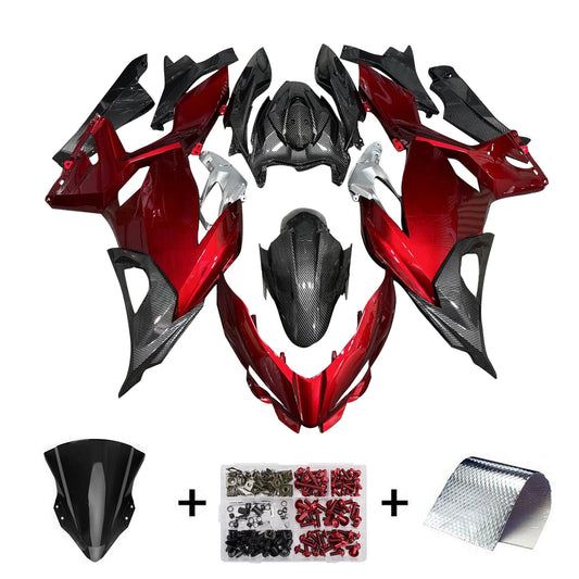 Kit carenatura iniezione in plastica ABS adatto per Kawasaki EX400 Ninja400 2018-2024