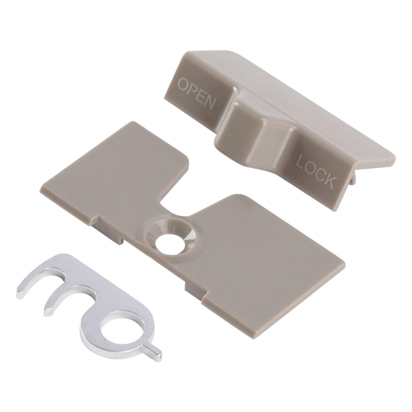 Per Dometic Fermo/serratura per porta frigorifero + piastra di supporto per roulotte/camper RV