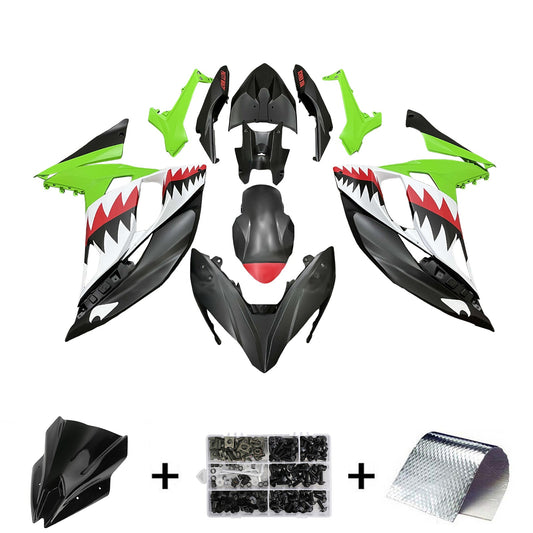 Kit carenatura iniezione in plastica ABS adatto per Kawasaki ER-6F Ninja650R 2017-2019