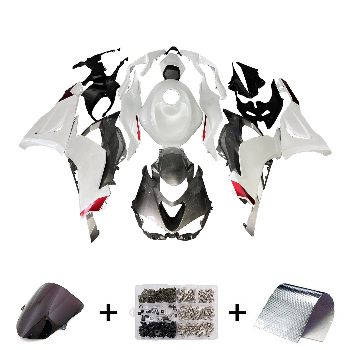 Kit carenatura iniezione in plastica ABS adatto per Kawasaki ZX-6R 2024-2026