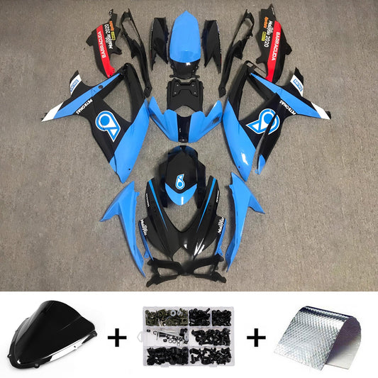 Kit carenatura iniezione plastica ABS per Suzuki GSXR 600/750 2008-2010 K8