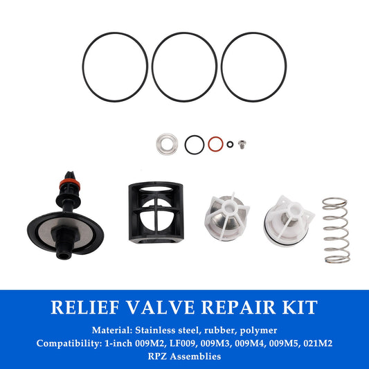 0887793 RK 009M2-T Kit di riparazione completo di ricambio per Watts 1"" 009M2 e 009 LF009