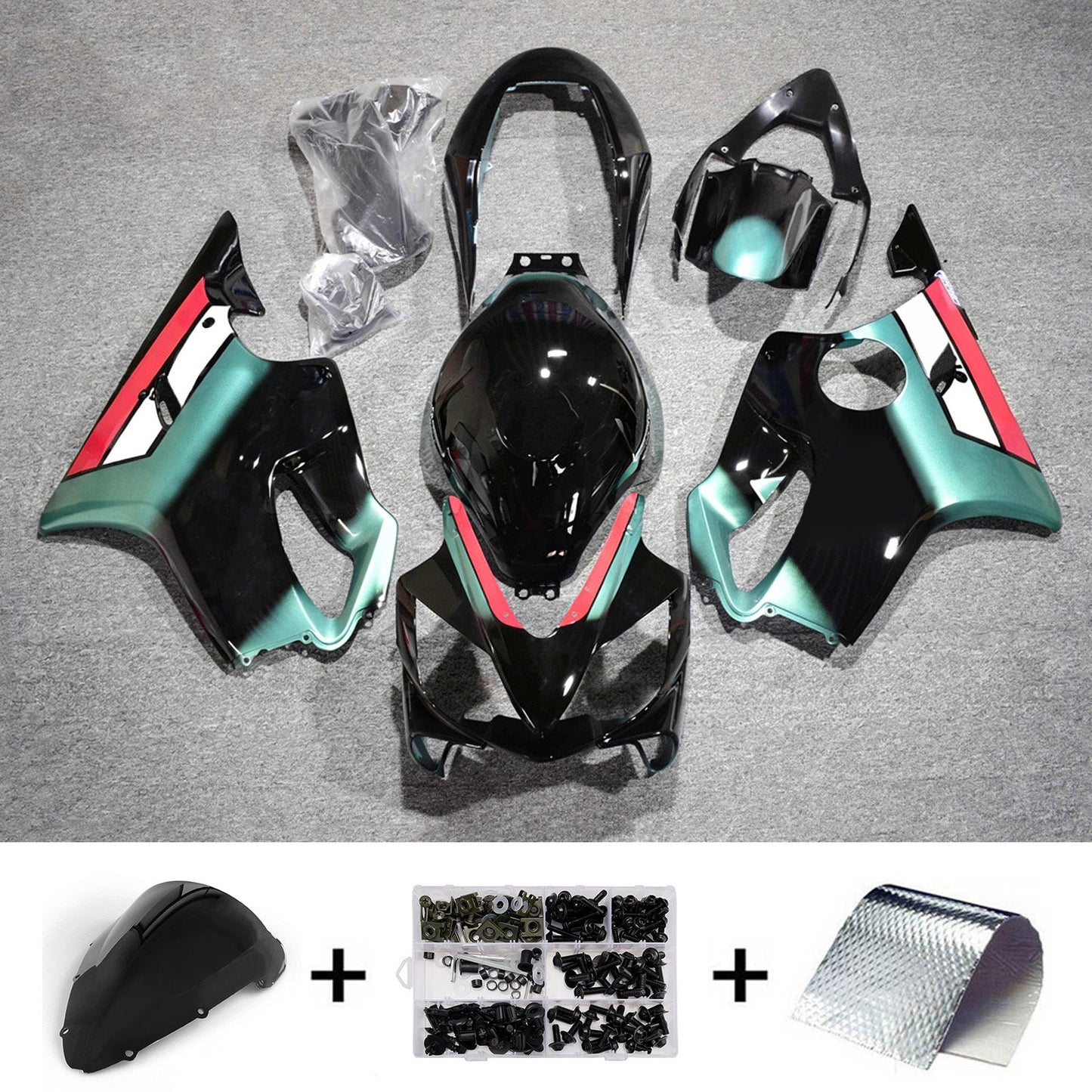 Kit di carene in plastica ABS stampate a iniezione per Honda CBR600 F4i 2004-2007