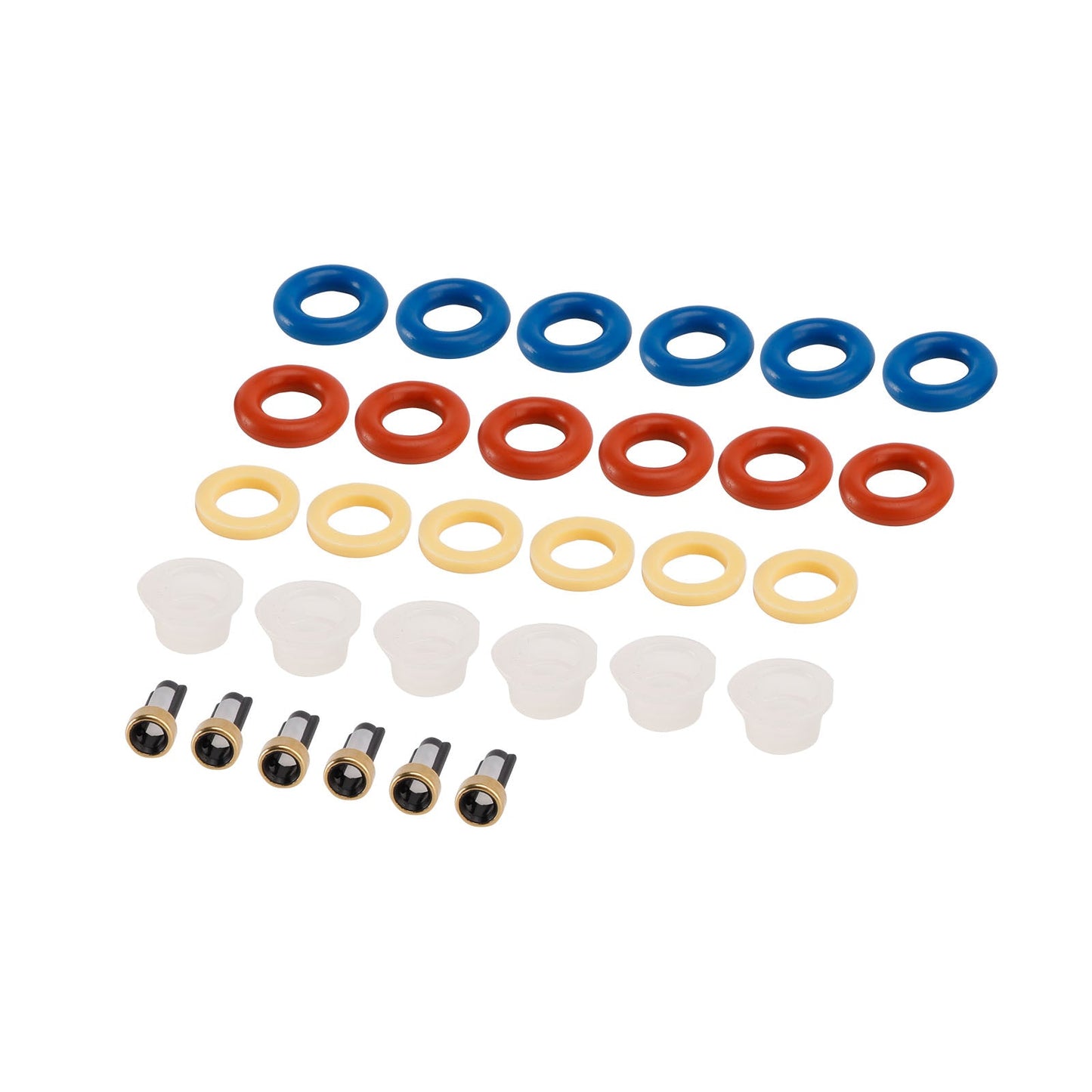 Guarnizione O-ring per iniettore di carburante 0280150947 compatibile con Ford Aerostar 86-87 e Mustang 1987-1993