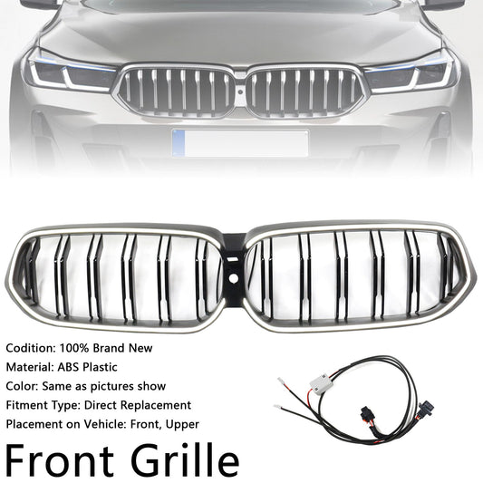 Griglia anteriore a doppio rene nera BMW Serie 6 G32 2020-2025