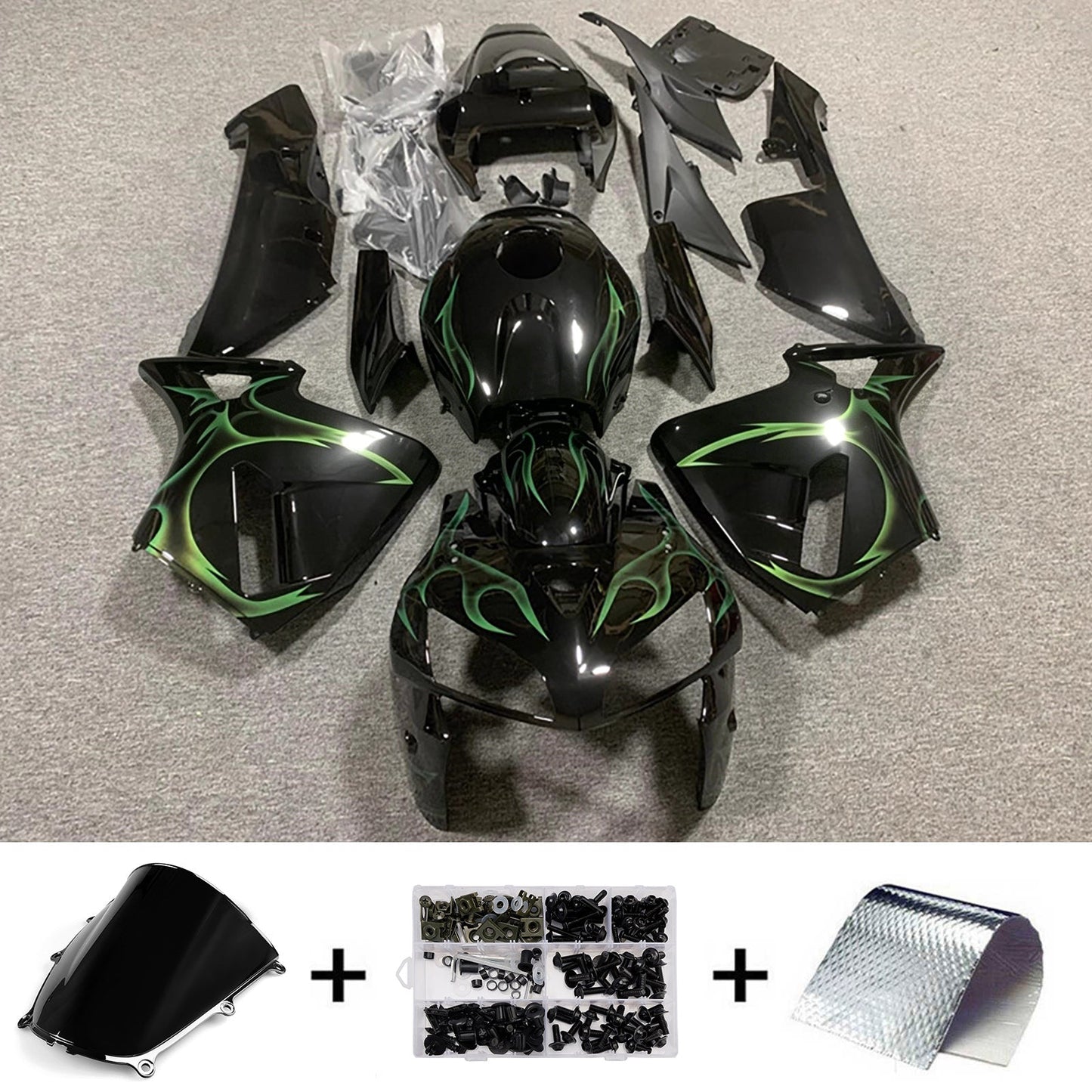 Kit di carene in plastica ABS stampate a iniezione per Honda CBR600RR 2005-2006 F5