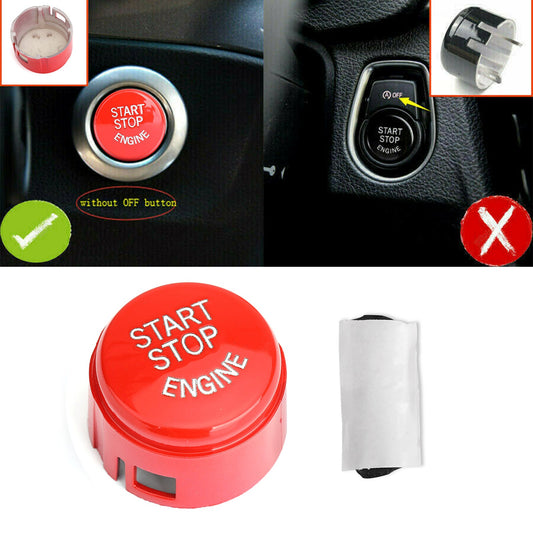 Pulsante di avviamento e arresto del motore rosso per BMW F31 F30 F21 F20 F15 F25