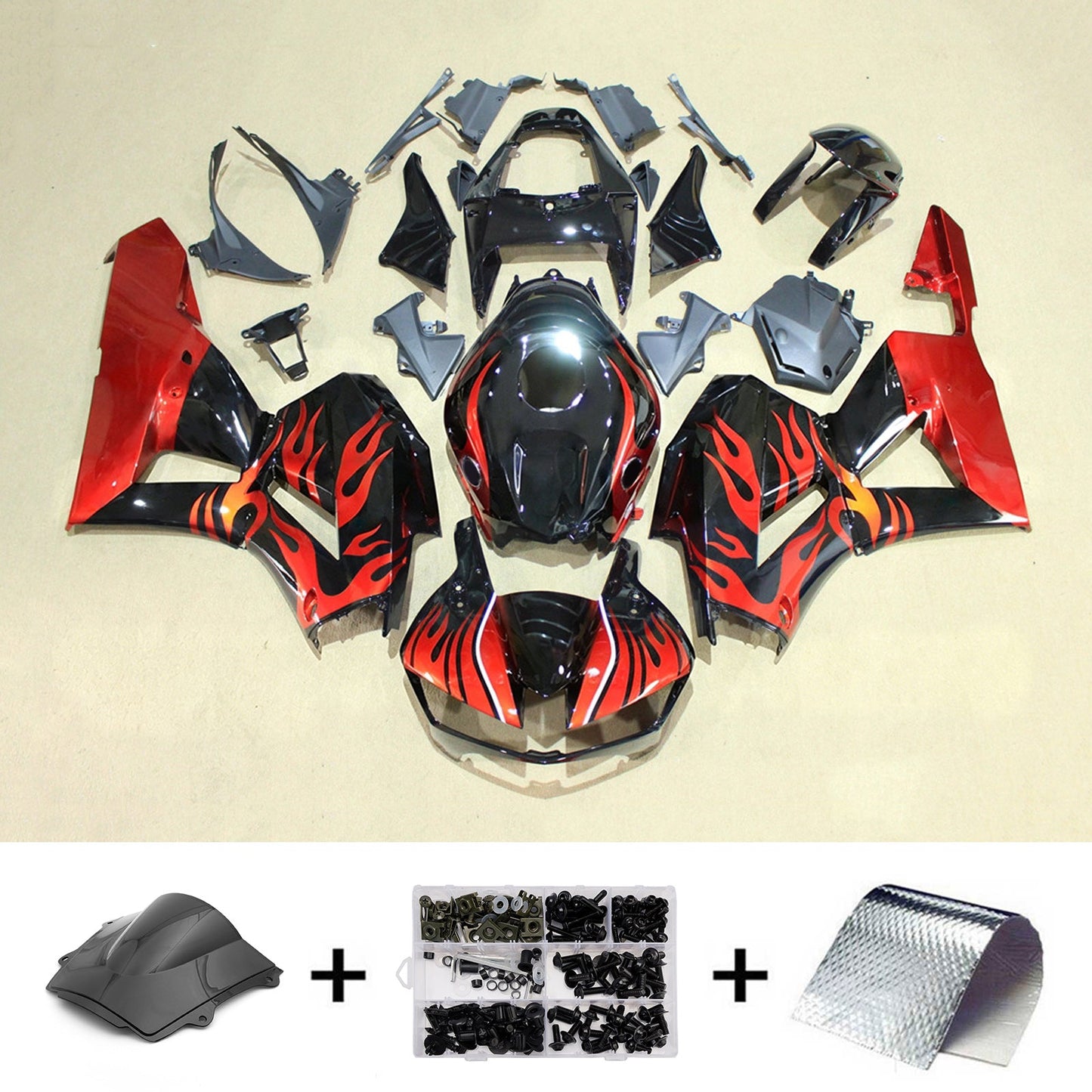 Kit di carene in plastica ABS stampate a iniezione per Honda CBR600RR 2013-2025 F5
