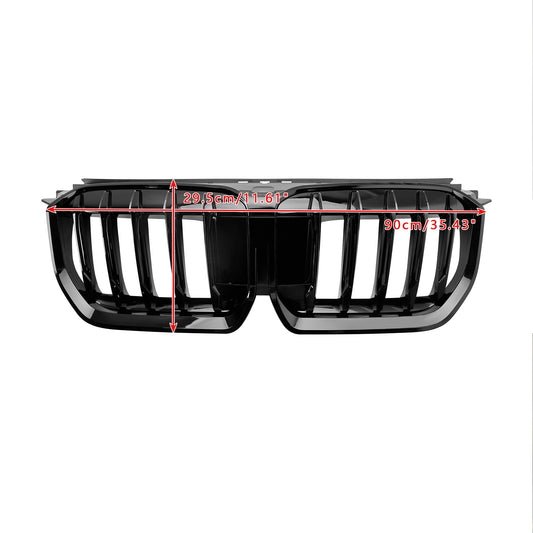 Griglia anteriore a rene per paraurti anteriore BMW X1 U11 U12 2023-2024 nera lucida