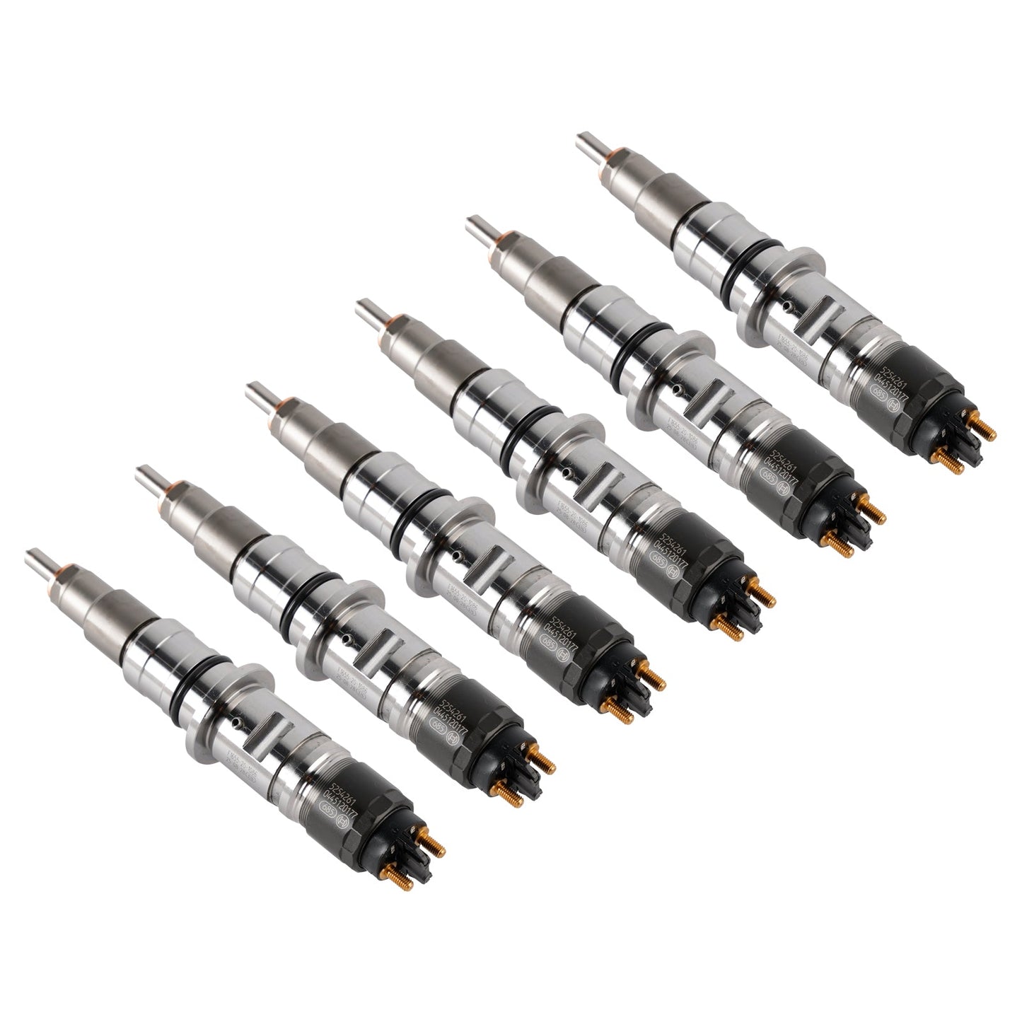6 pezzi iniettori di carburante per Cummins ISB 6.7L QSB 4.5L 6.7L 5254261 0445120177