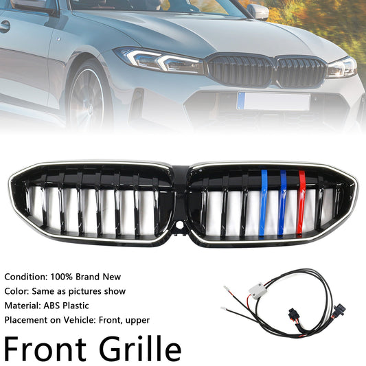 Griglia a rene nera stile M per BMW Serie 3 G20 2019-2022 51138072085