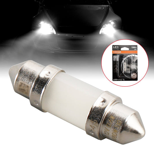 Luce auto LEDriving SL C5W 6418DWP 36MM 12V 0,6W 6000K per OSRAM