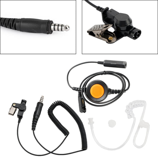 Per IMTP3100 MTP3150 MTP3250 6Pin U94 PTT 7.1-A3 Cuffia a tubo trasparente singolo