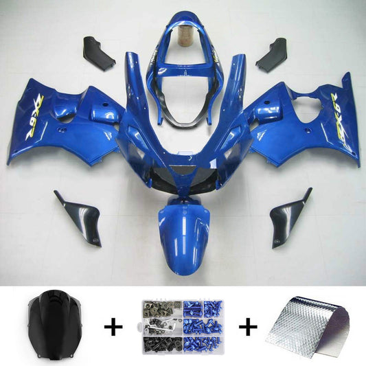 Amotopart 2000-2002 Kawasaki ZX6R Cladding Kit azzurro