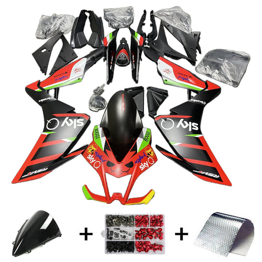 Amotopart Aprilia RSV4 1000 2009-2015 Kit Carena Carrozzeria Plastica ABS