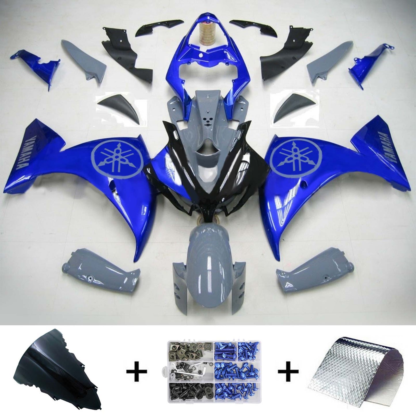 Kit di vendita iniezione Body Plastic Abs Fit per Yamaha YZF 1000 R1 2009-2011