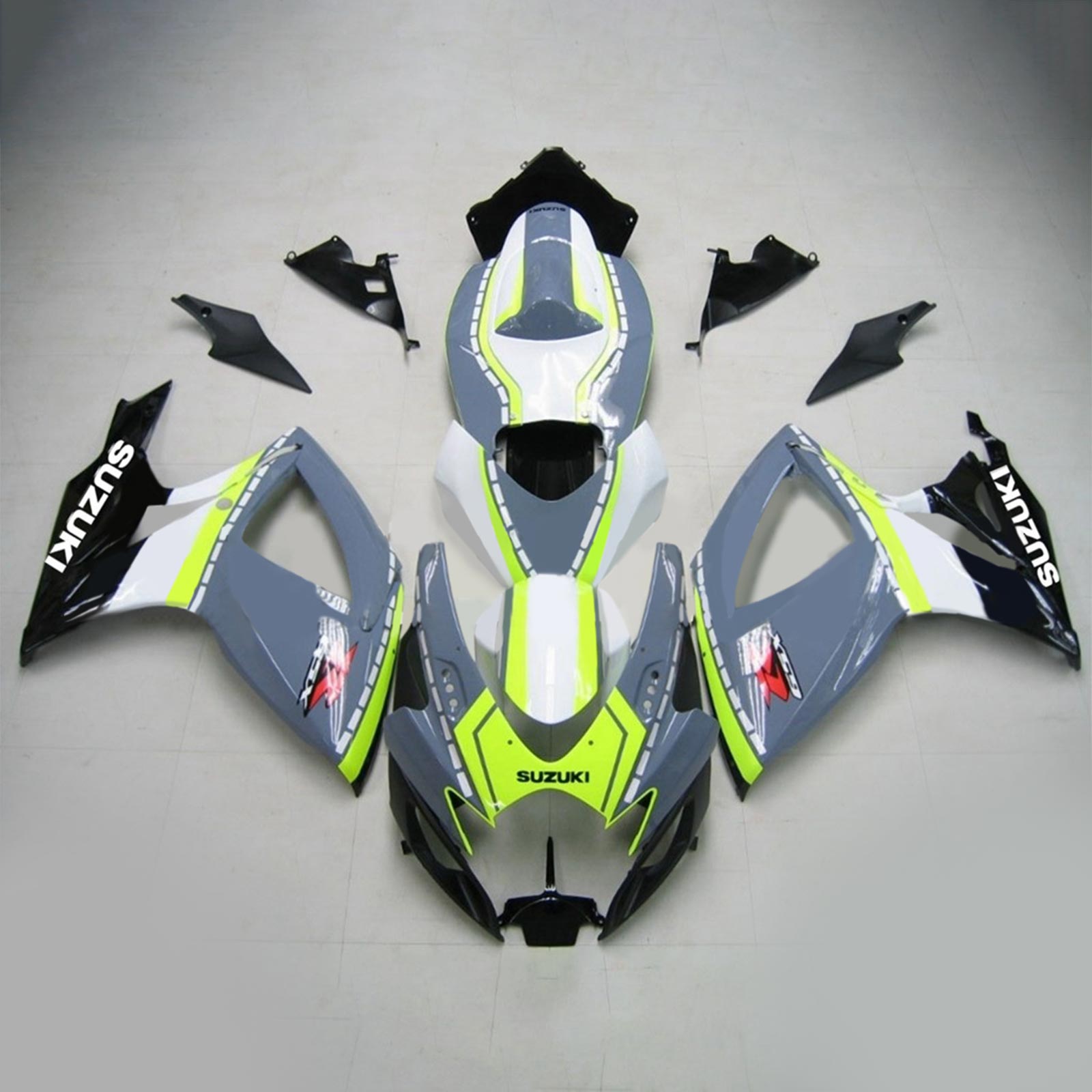 Decalcomanie Parafango Moto Coppia Di Adesivi Per Bellypan Suzuki - Foto 10