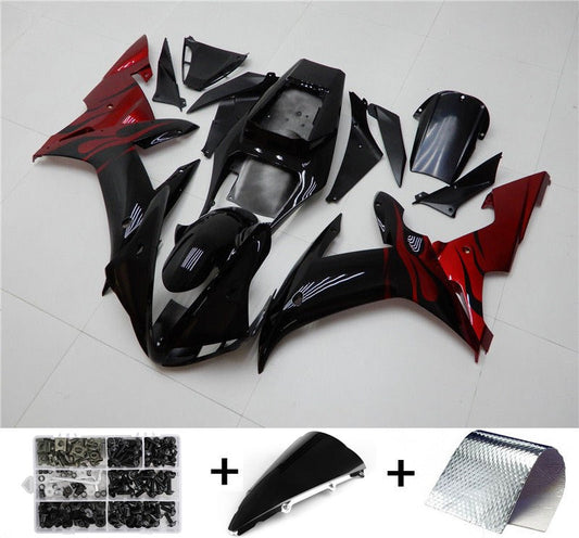 Amotopart 2002 2003 Yamaha YZF R1 Disguise Kit rosso nero