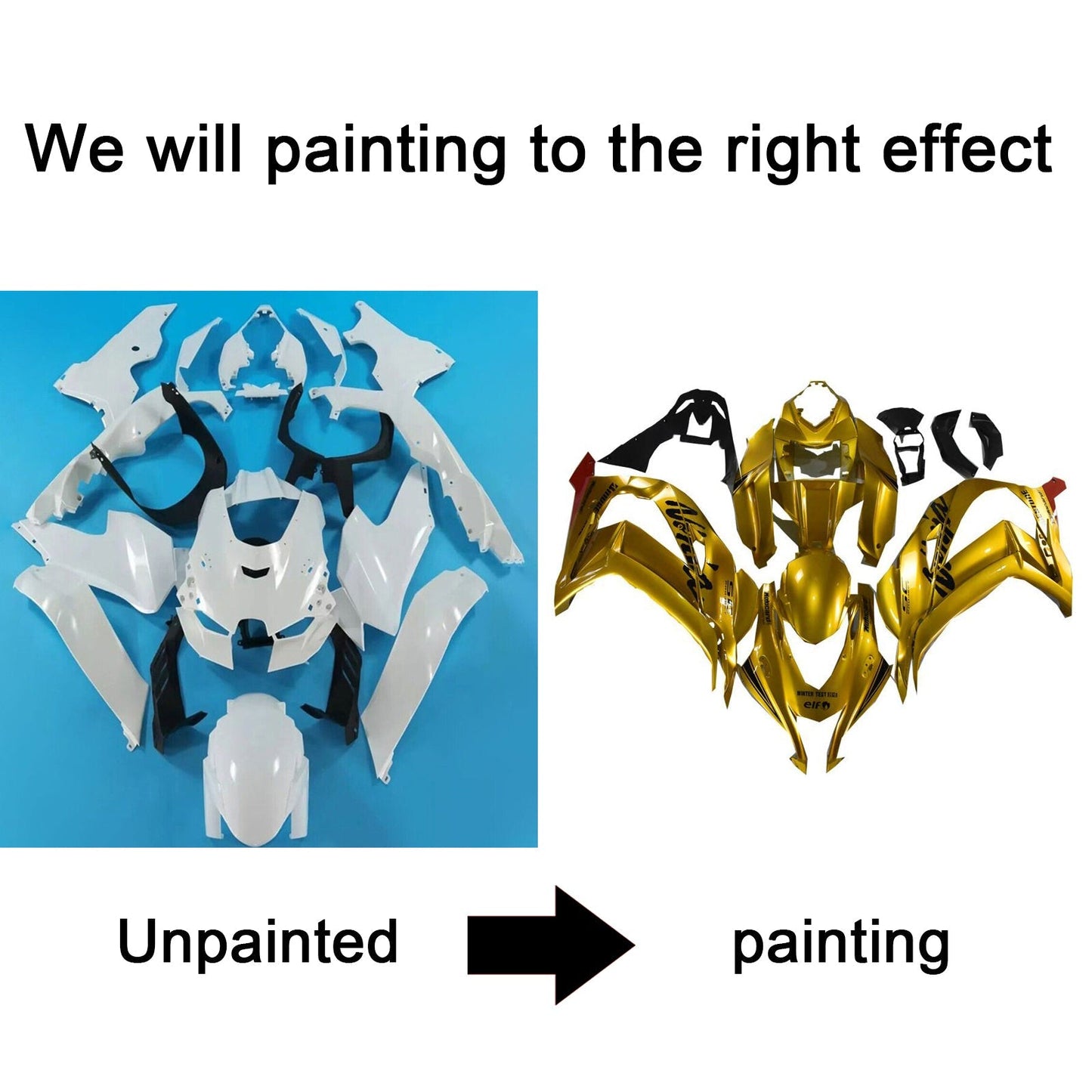 Kawasaki ZX-10R ZX10R 2021-2025 Kit Carena Carrozzeria ABS