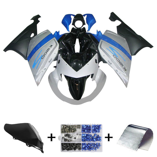 Amotopart Kit carena BMW K1200S 2005-2010 Carrozzeria Plastica ABS