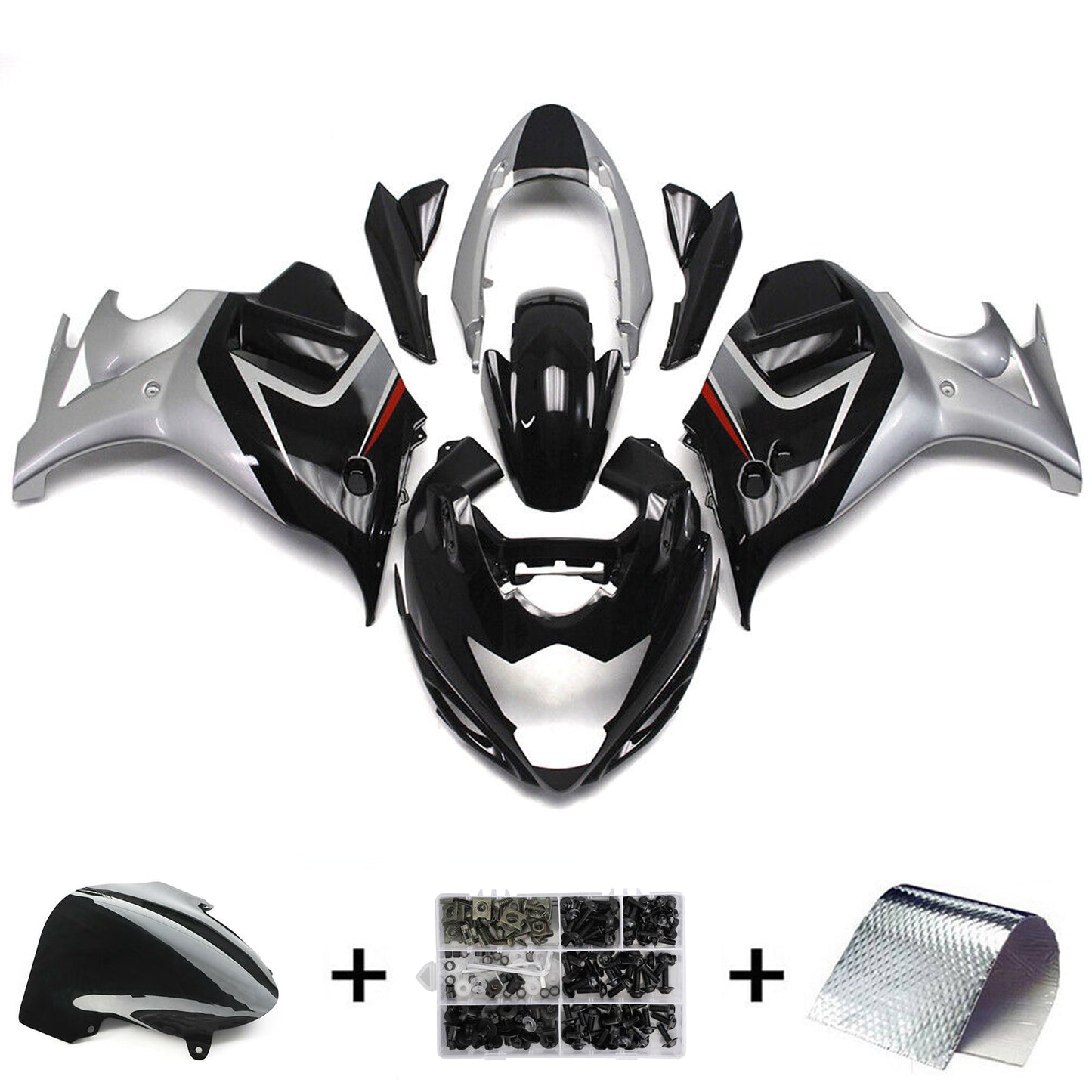 Kit carena iniezione Suzuki Katana GSX650F 2008-2013 Carrozzeria in plastica ABS