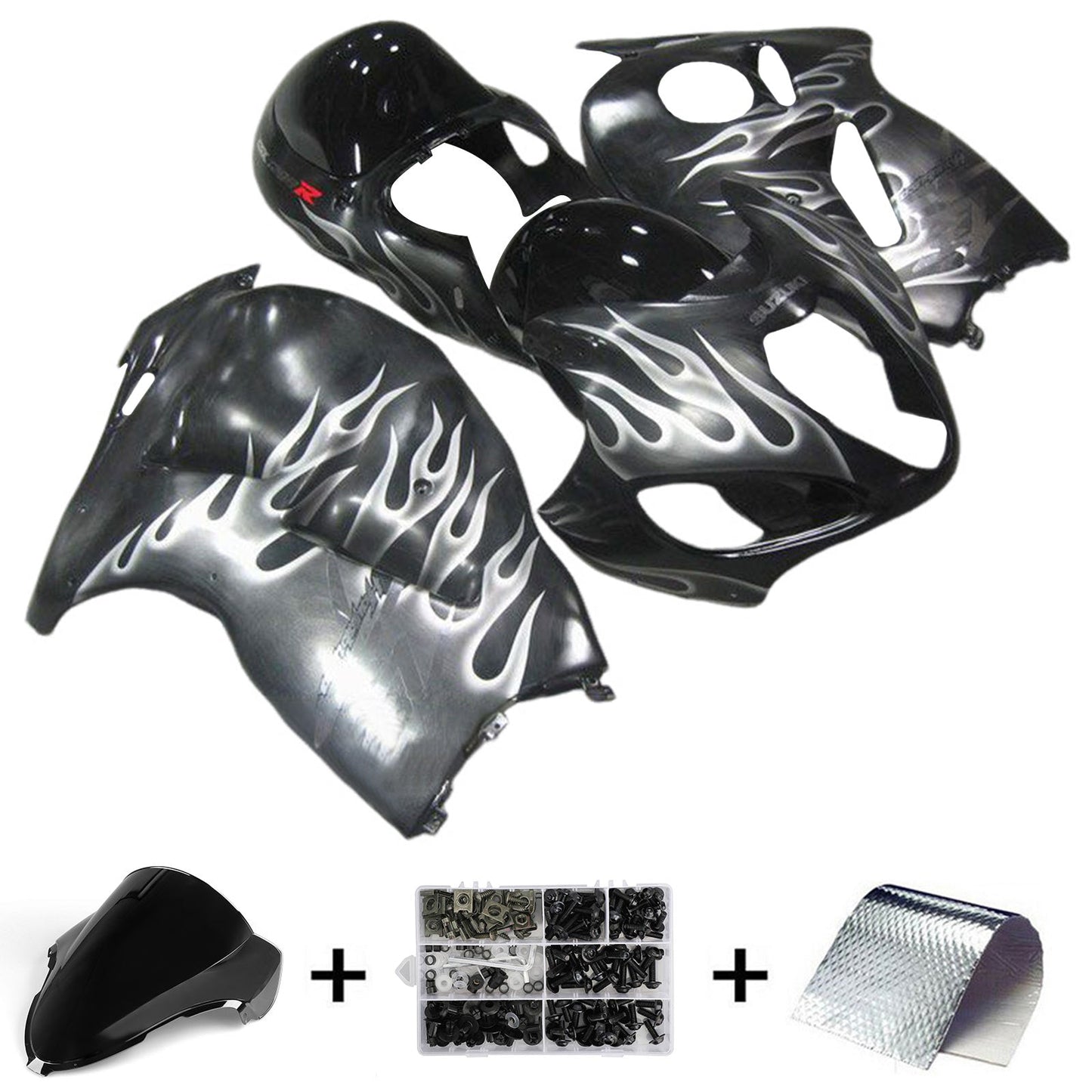 1999-2007 Suzuki Hayabusa GSX1300R Kit carena iniezione Carrozzeria Plastica ABS