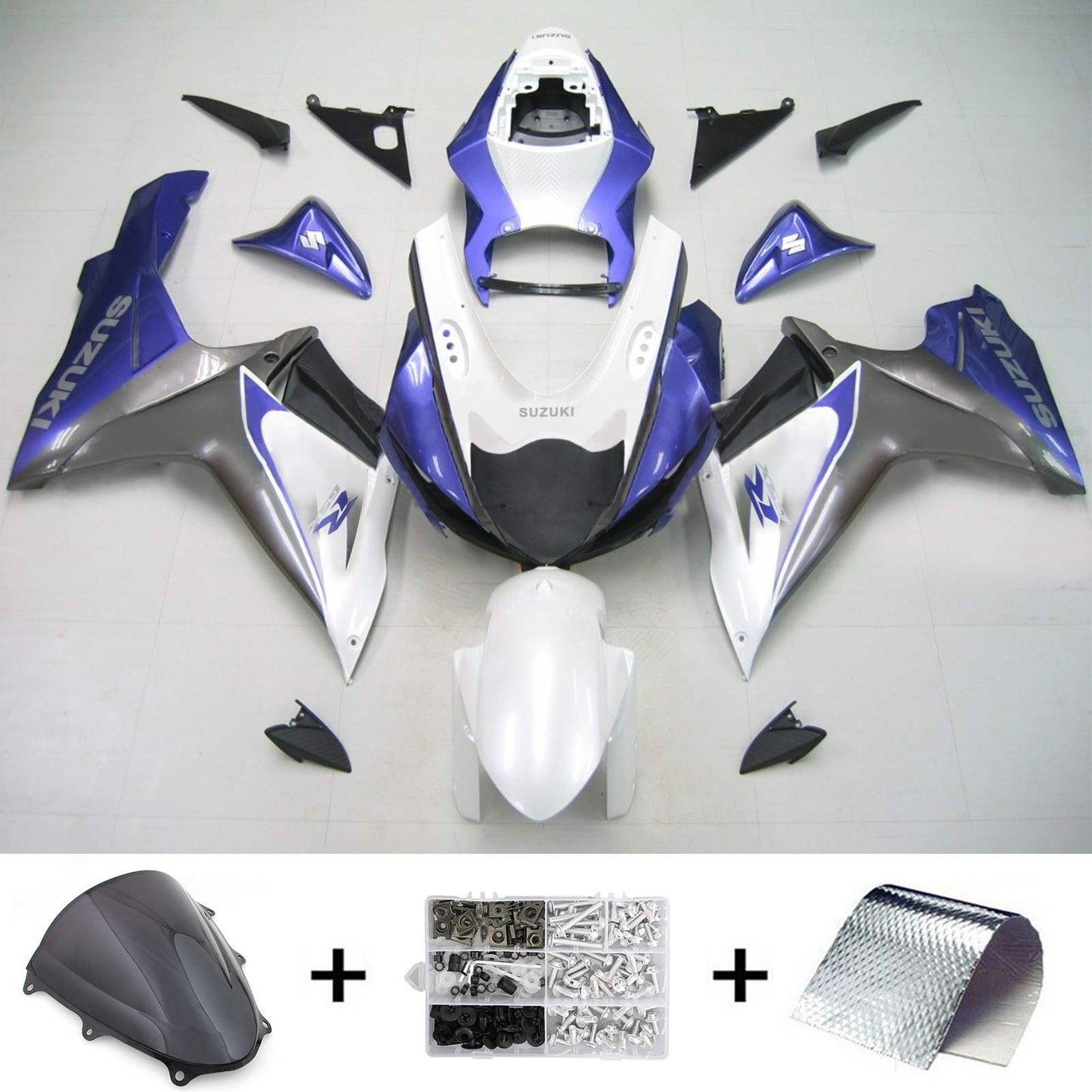 Suzuki GSXR 600/750 2011-2025 Kit carena K11 Carrozzeria Plastica ABS