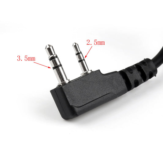 1x microfono altoparlante palmare KMC-21 per radio BaoFeng Kenwood UV-5R BF-888S