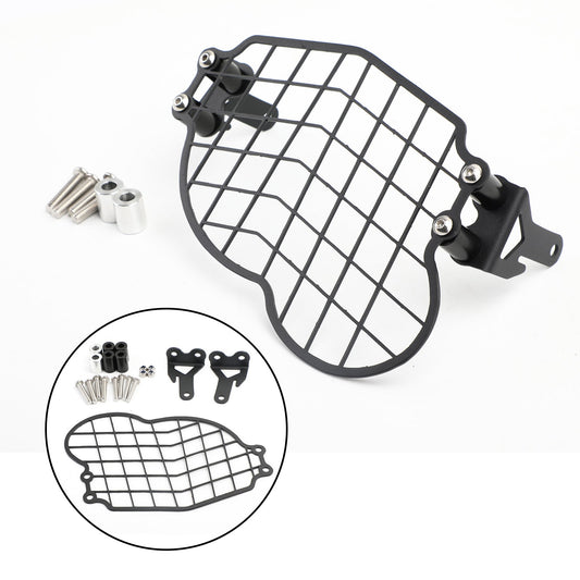 Griglia di protezione faro in acciaio inox per BMW G650GS Sertao 2011-2017 Generico