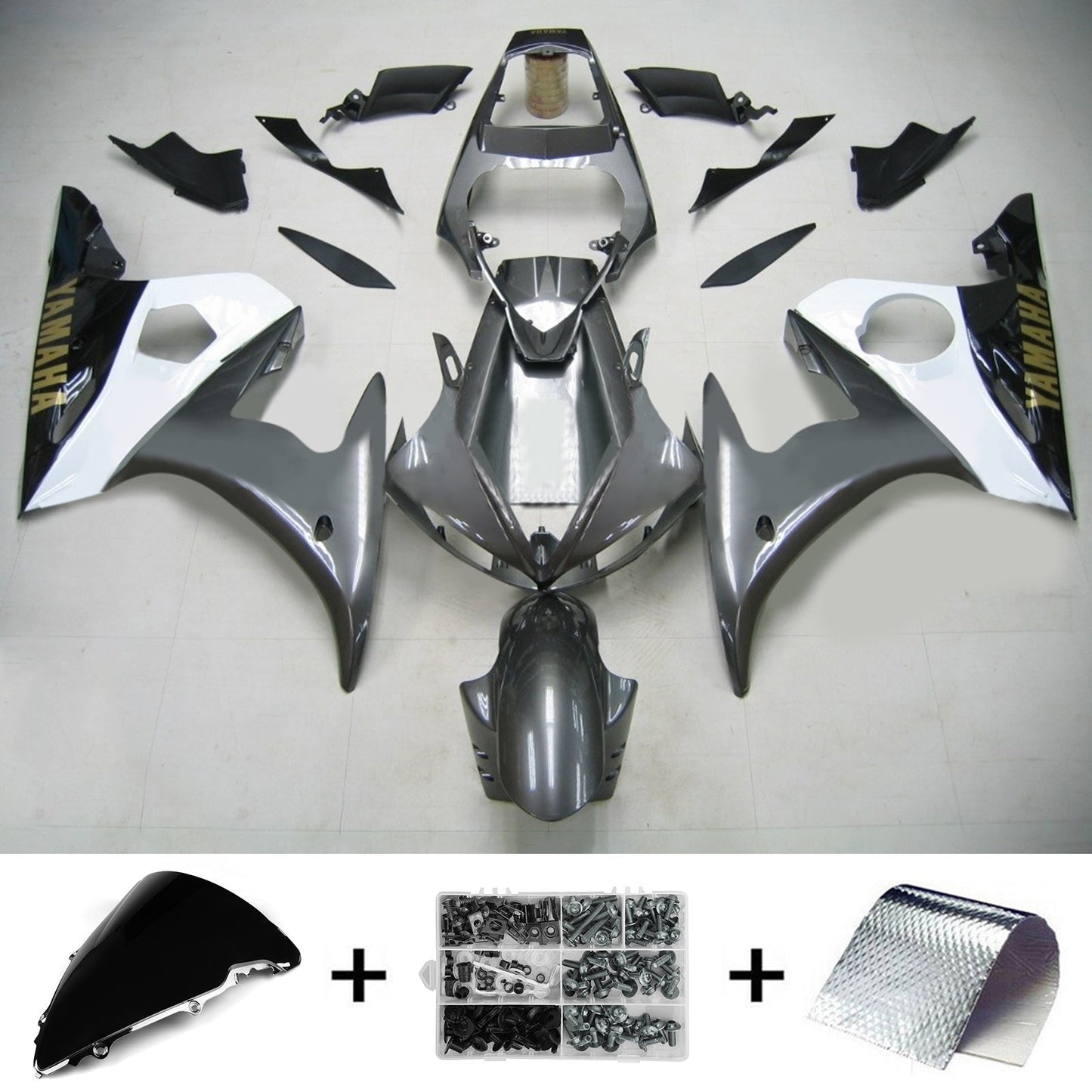 Amotopart Yamaha 2005 YZF 600 R6 Kit di spostamento