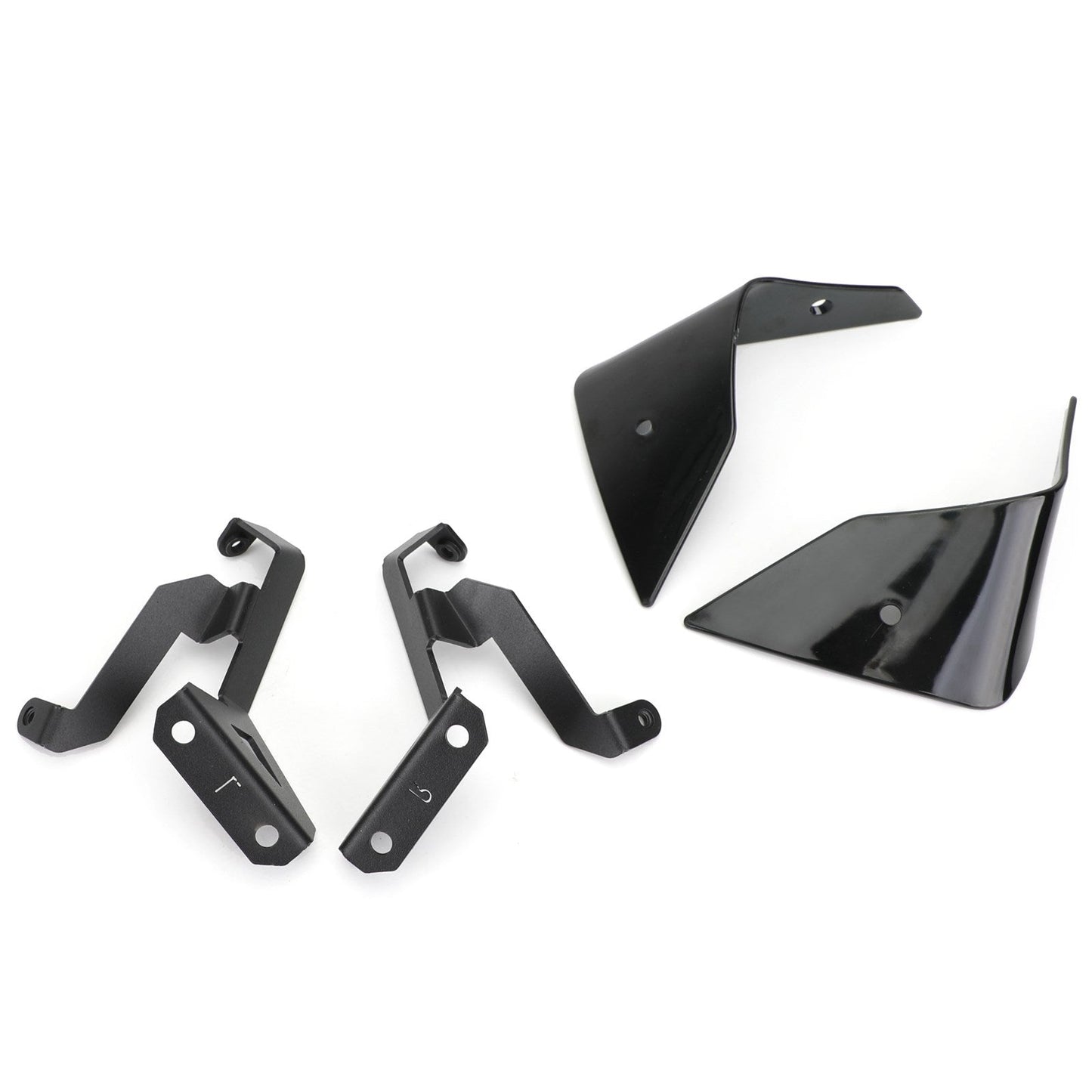 Deflettore Aria Parabrezza Laterale Superiore Per Honda Crf1100L ADV 2020-2023 Realizzato In Plastica Rosso Generico