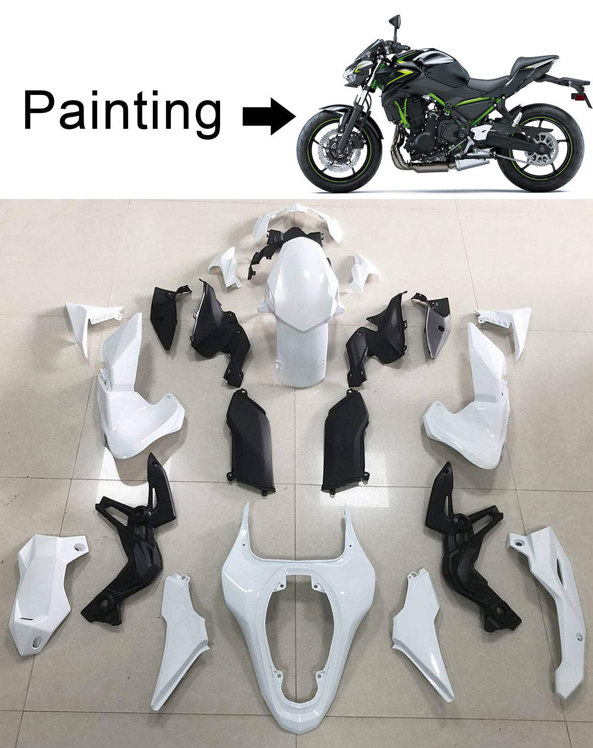 Kit carenatura Kawasaki Z900 2020-2024