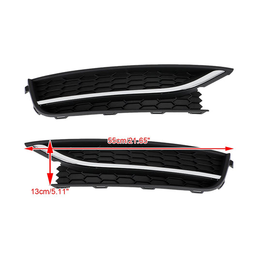 Le migliori offerte per 2PCS VW Passat 2012-2015 Front Driving Fog Light Cover Black/Chrome