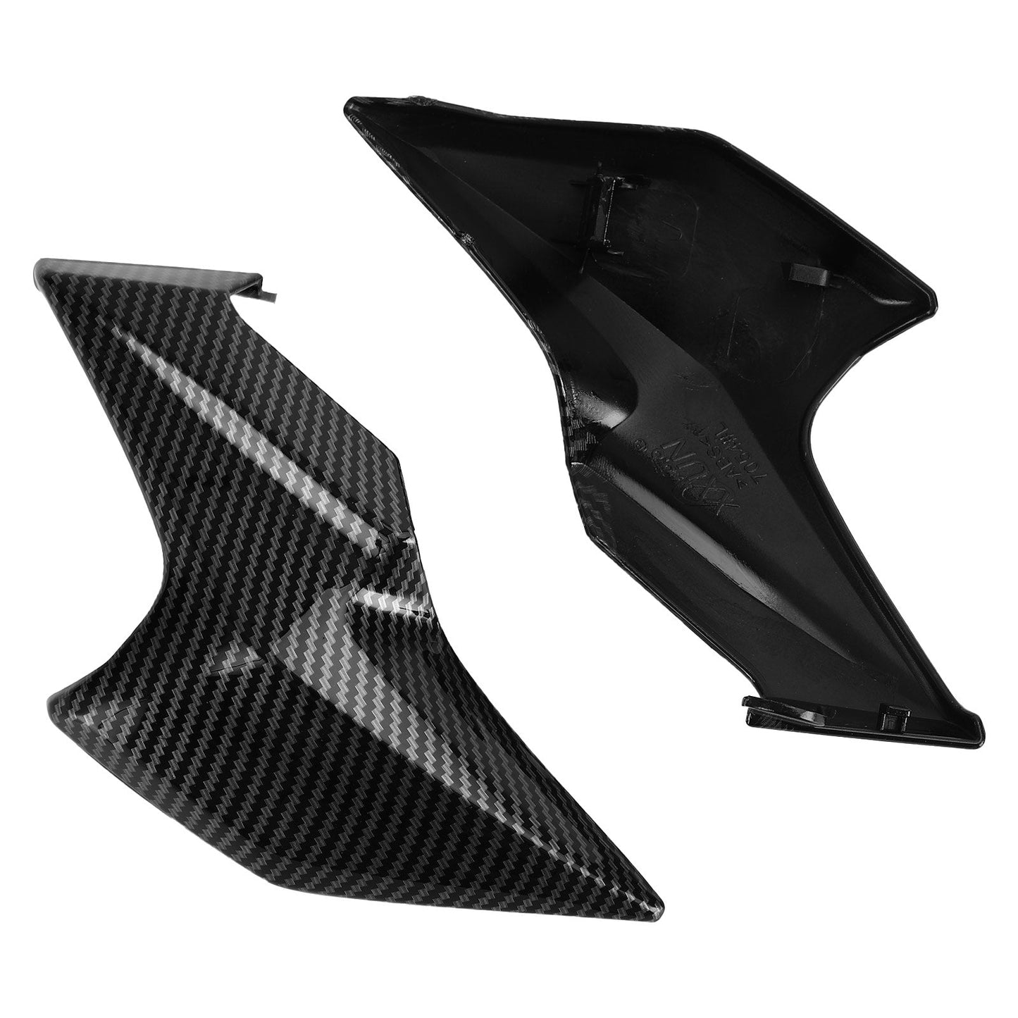 Carbon Front Side Nose Cover Headlight Panel Carenatura per Kawasaki Z900 2020-2021 Generico