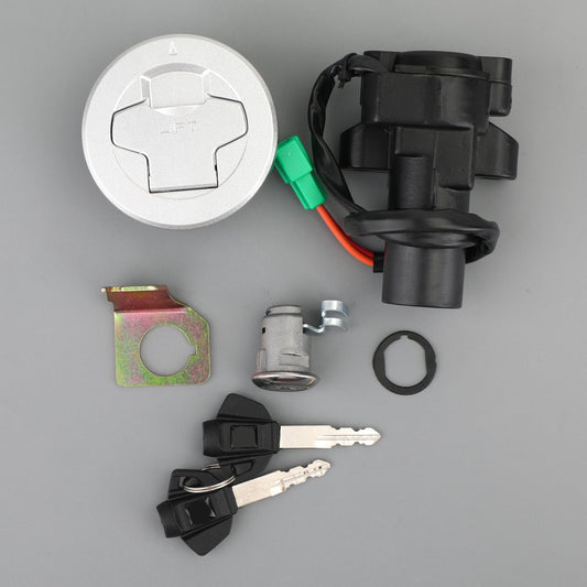 Interruttore di accensione Blocco tappo serbatoio carburante Set adatto per Suzuki GSX150 GIXXER155 2016-2018 Generico