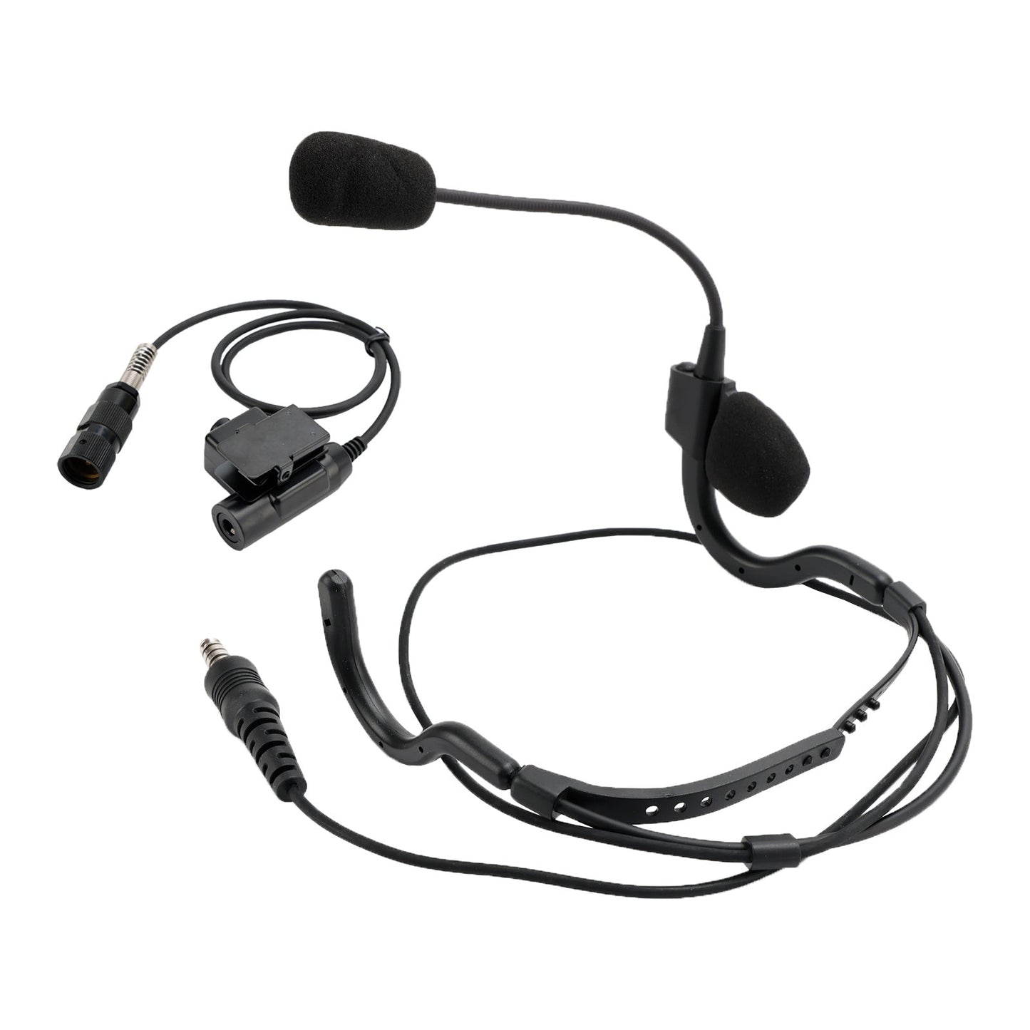 7.1-C8 Cuffie tattiche con presa per montaggio posteriore a 6 pin U94 PTT per PRC148 PRC152 U329