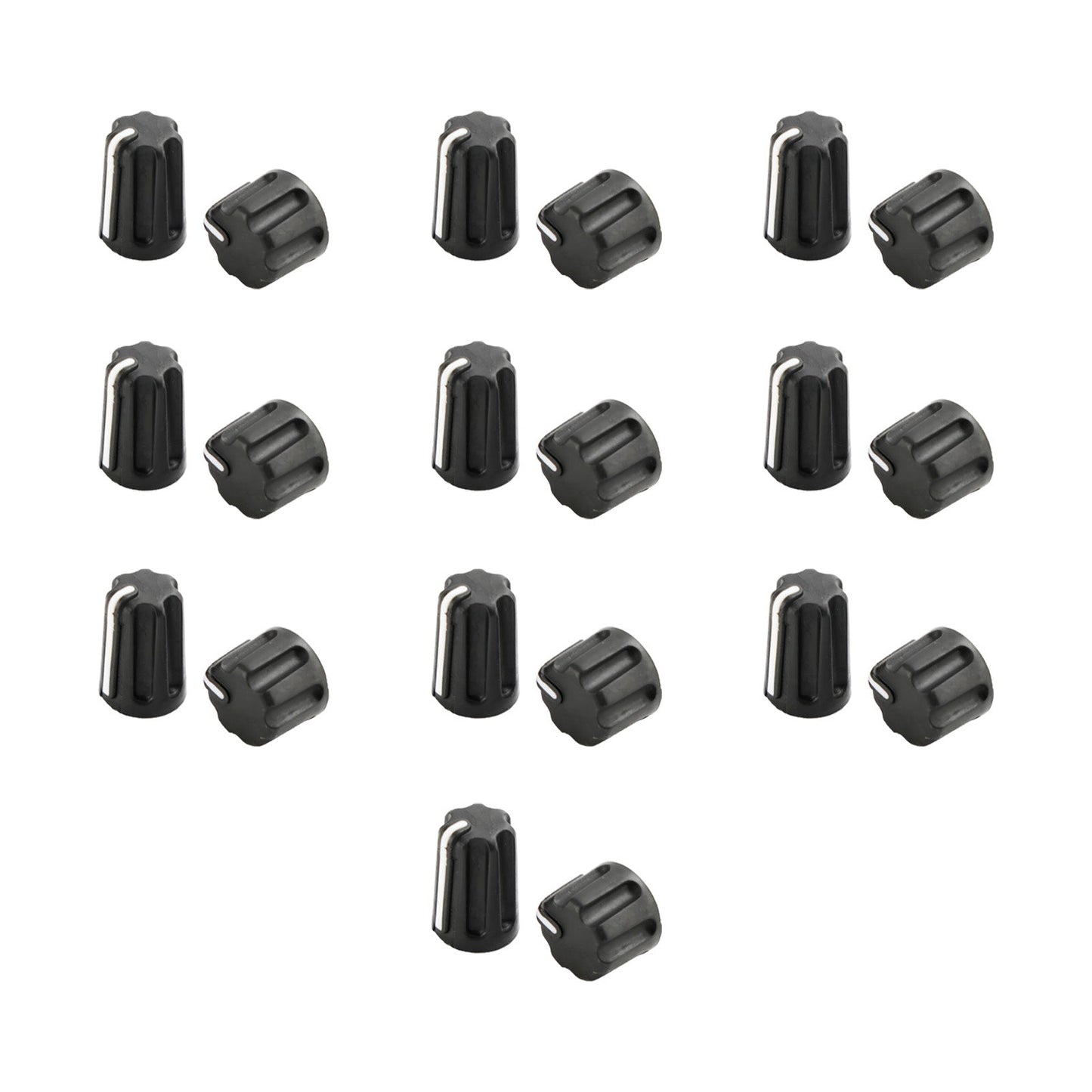 10 set di controllo del volume e cappuccio della manopola di selezione del canale per la radio Motorola P6600 P6620
