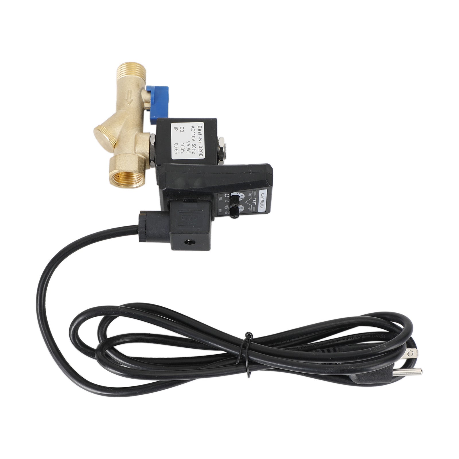 Valvola OCASAMI Per Compressore Valvola Di Scarico Elettronica Temporizzata Per Compressore Aria - 1/2'', 110V, Automatica, Per Serbatoi Tubo Drenaggio - Foto 5