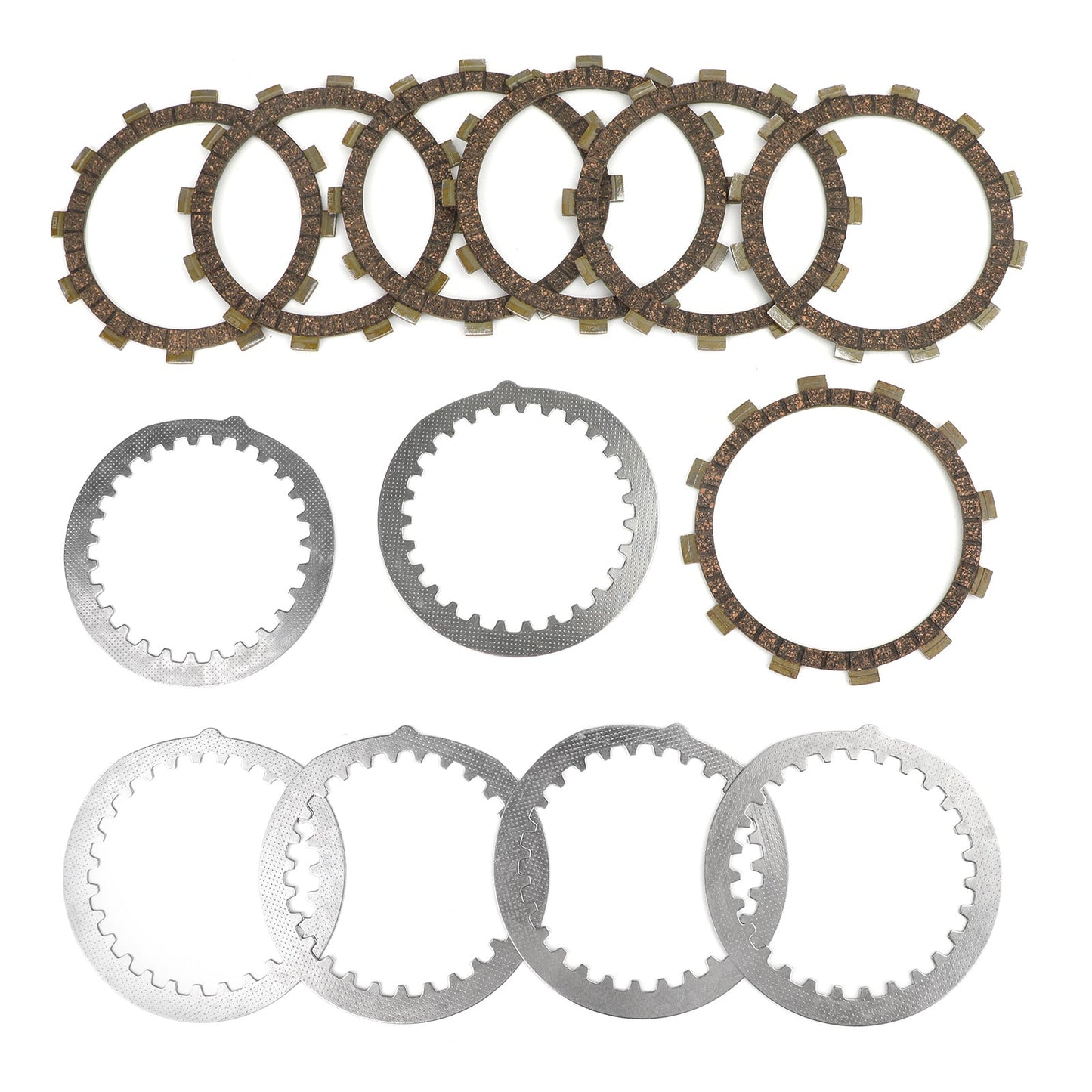 Kit frizione in ferro e dischi di attrito adatto per Yamaha 4H7-16321-02 XJ400D XJ400 1981 Generico